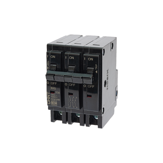 MCB - Interruptor Termomagnético Enchufable, Serie: B2Q, 3P, 15A, 240V