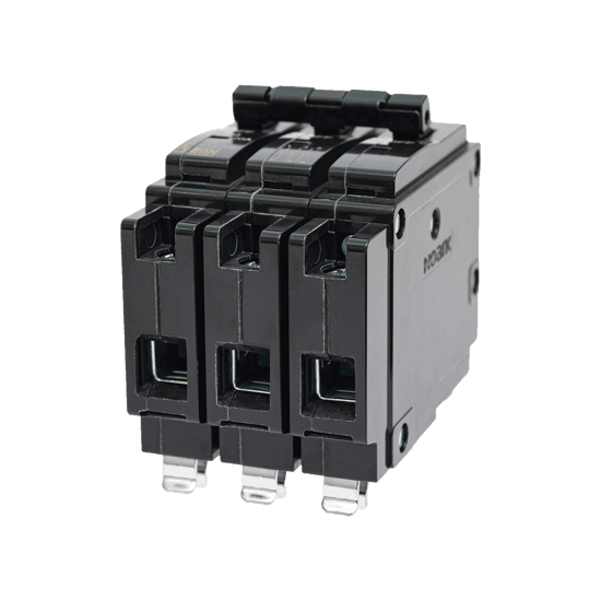 MCB - Interruptor Termomagnético Enchufable, Serie: B2Q, 3P, 15A, 240V