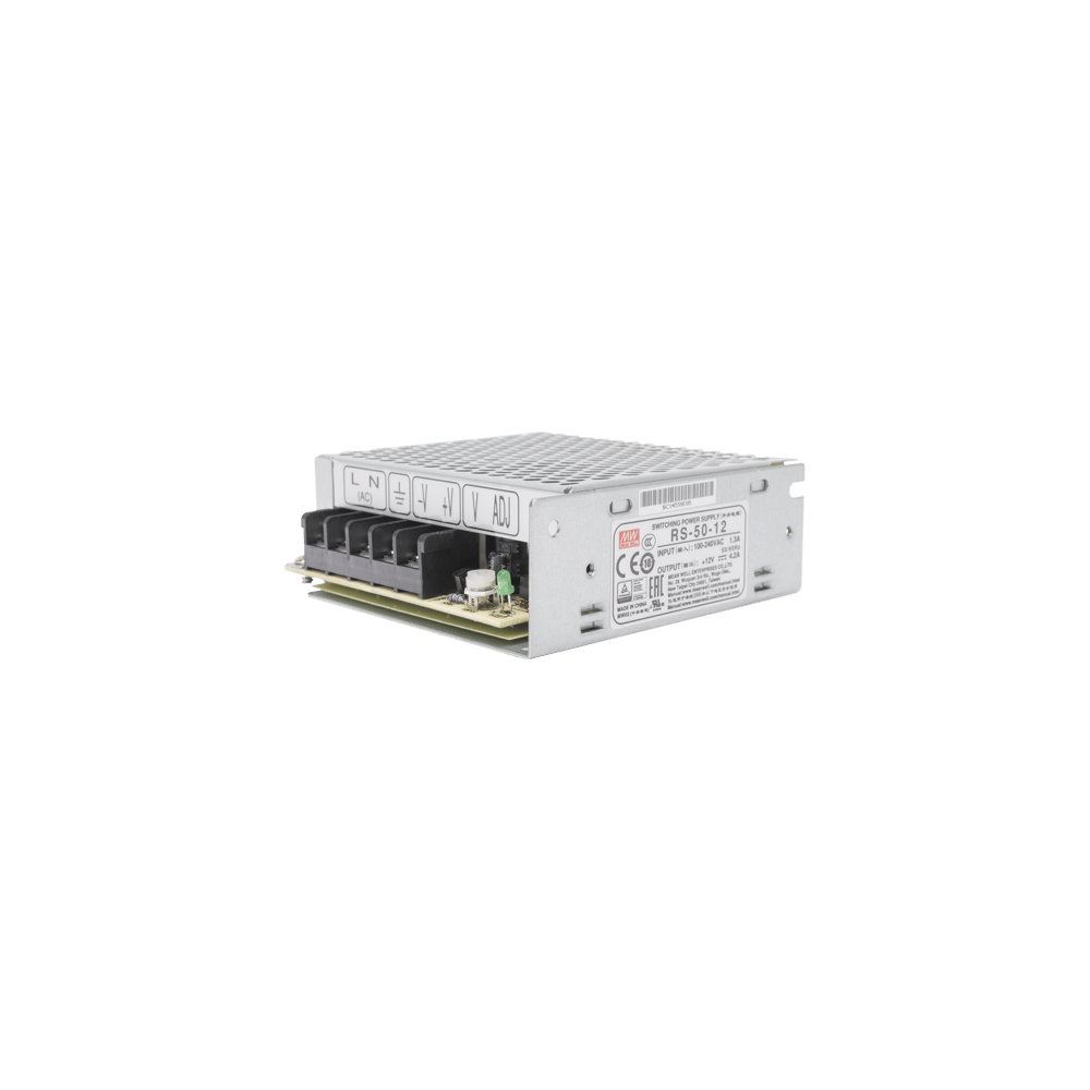 Fuente de Poder Industrial Conmutada 50W de Potencia, 12Vcc, 4.2A
