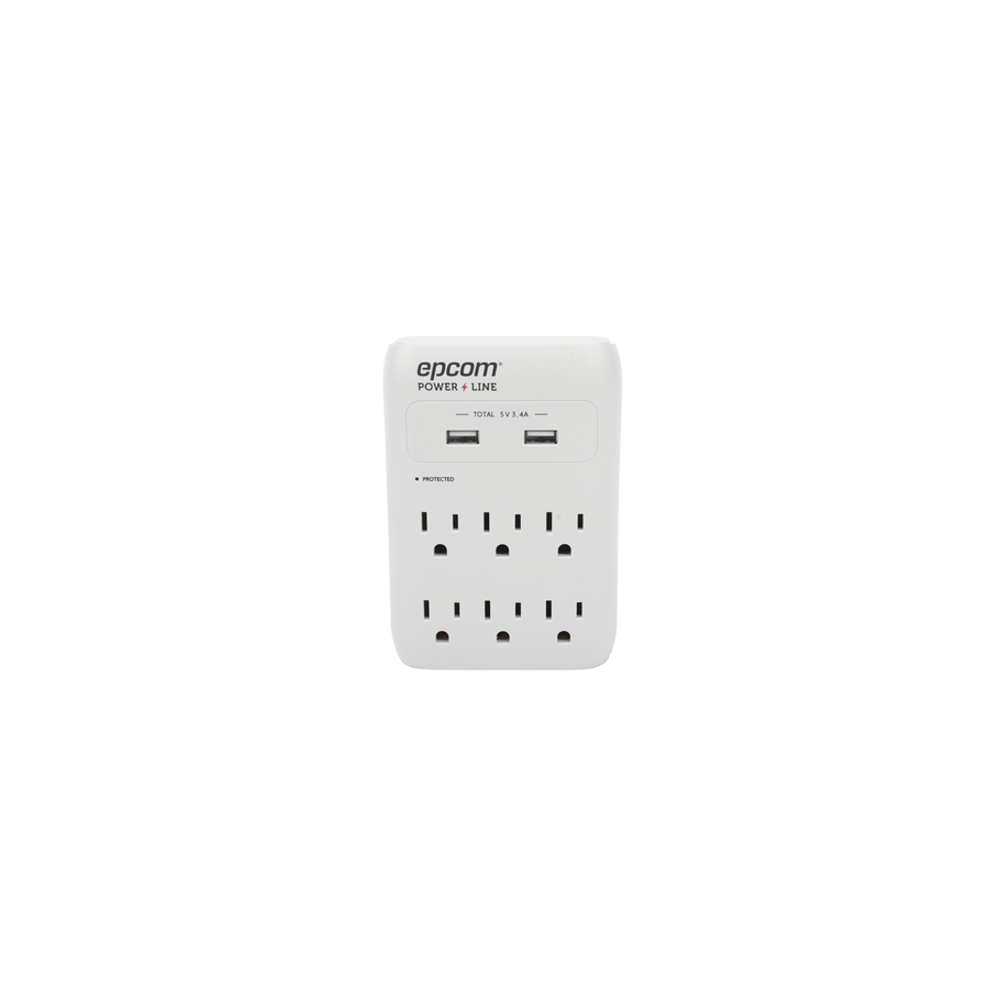 Contacto Dúplex 20 A 125 V / 2 Polos 3 Hilos / Color Marfil /Nema 5-20
