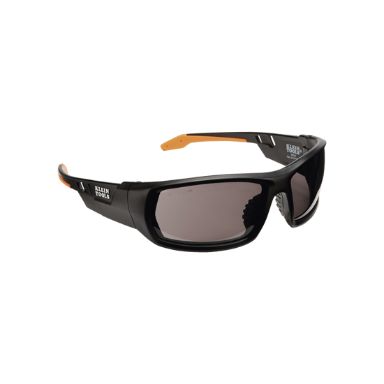 Gafas de seguridad profesionales, marco completo, cristales grises