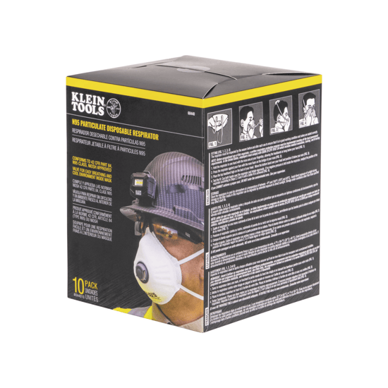 Respirador Cubre Boca Desechable N95 Ideal para el Trabajo. Paquete de