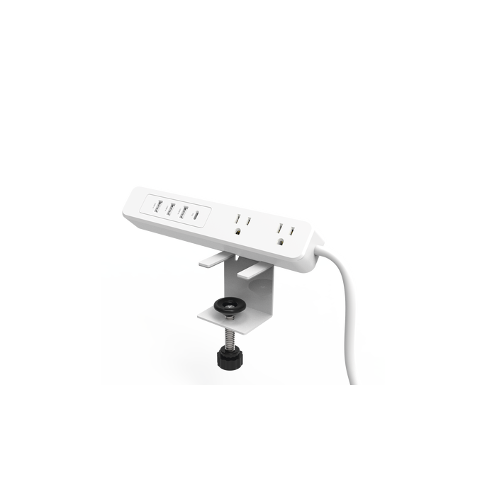Multicontacto con Montaje para Escritorio / Carga Rápida para 65 W / 2