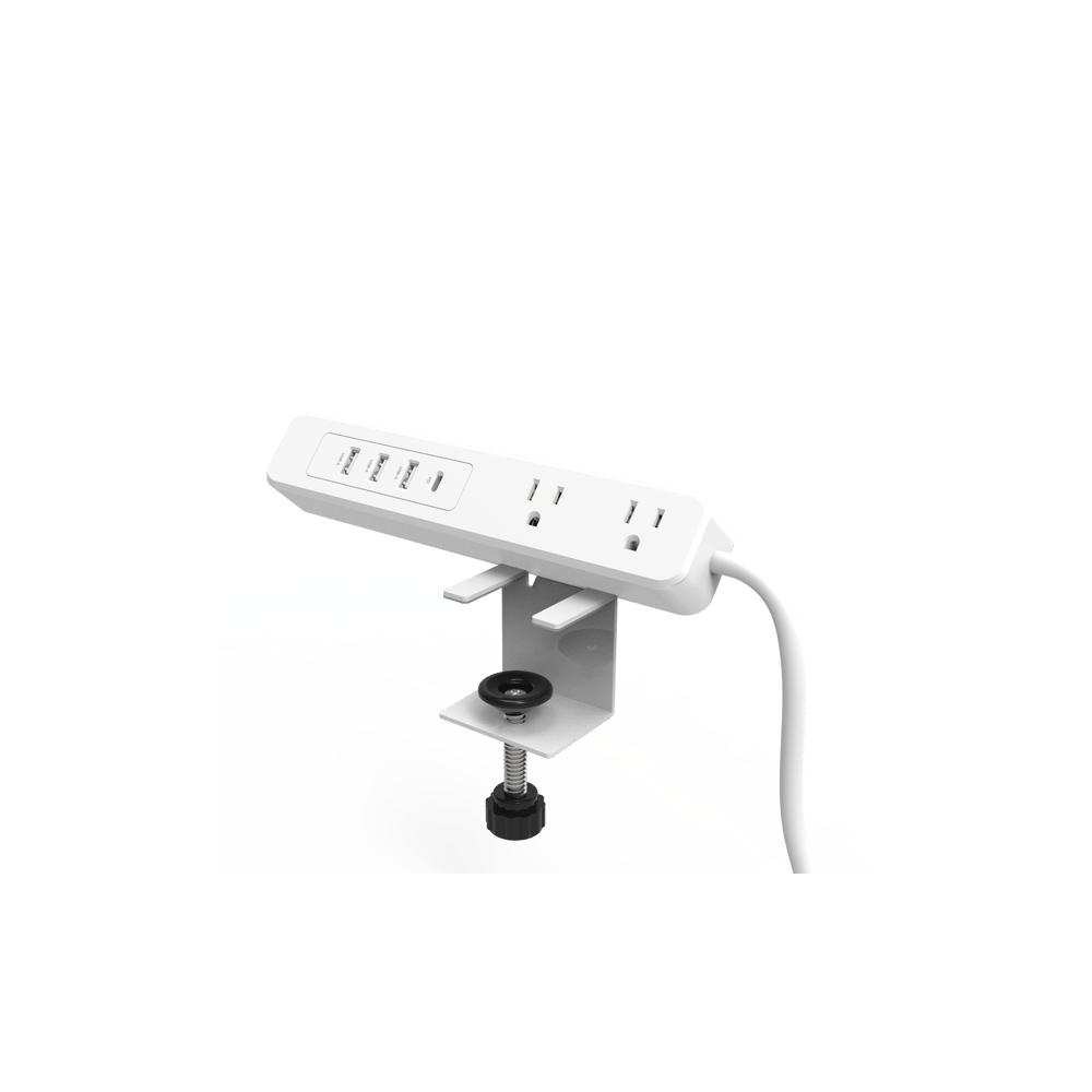 Multicontacto con Montaje para Escritorio / Carga Rápida para 65 W / 2