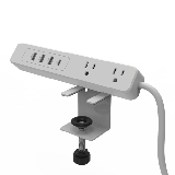 Multicontacto con Montaje para Escritorio / Carga Rápida para 65 W / 2