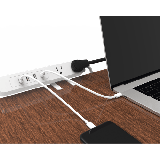 Multicontacto con Montaje para Escritorio / Carga Rápida para 65 W / 2