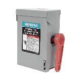 Interruptor de Seguridad GNF221A, 240Vca, 2 polos, 30 Amp, sin portafu