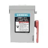 Interruptor de Seguridad GNF221A, 240Vca, 2 polos, 30 Amp, sin portafu