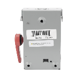 Interruptor de Seguridad GNF221A, 240Vca, 2 polos, 30 Amp, sin portafu
