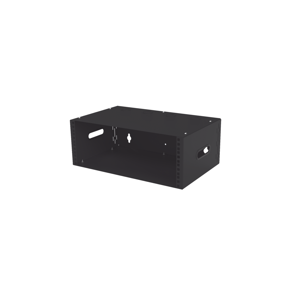 Gabinete para Montaje en Pared liviano, 4 Unidades de rack, Profundida