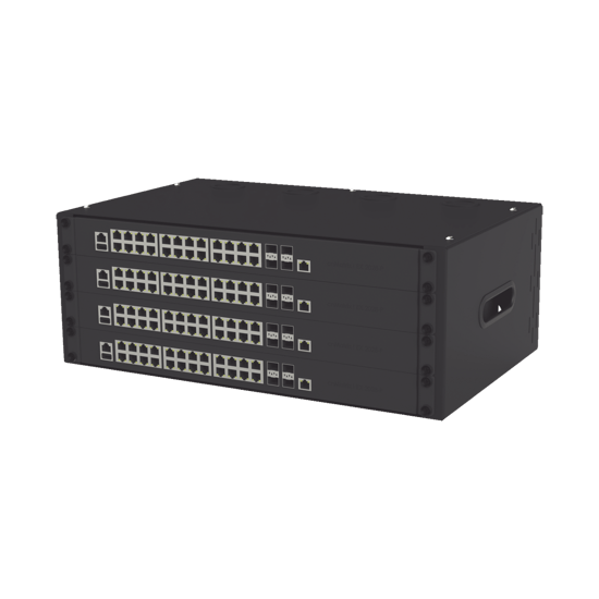 Gabinete para Montaje en Pared liviano, 4 Unidades de rack, Profundida