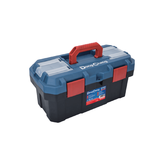 Caja de plástico Reforzada de 19 in. para Herramientas.