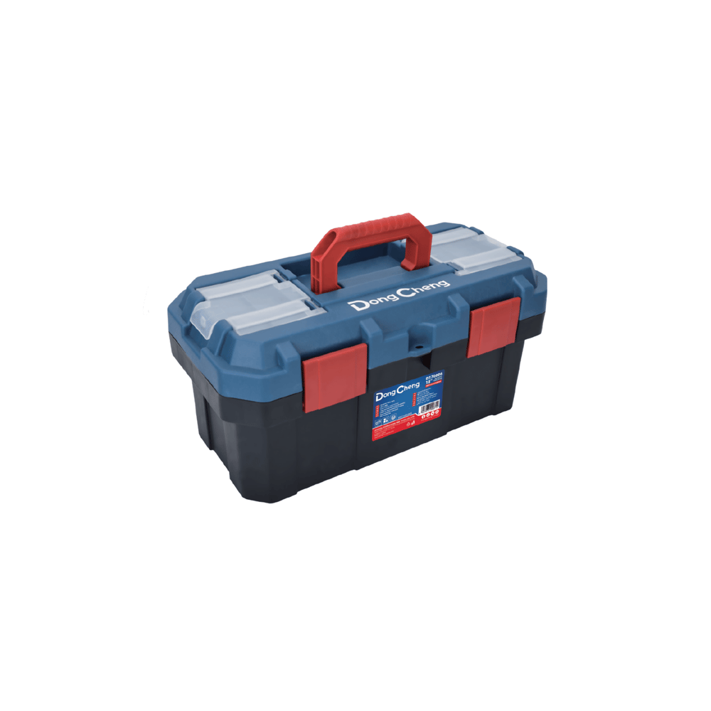Caja de plástico Reforzada de 19 in. para Herramientas.
