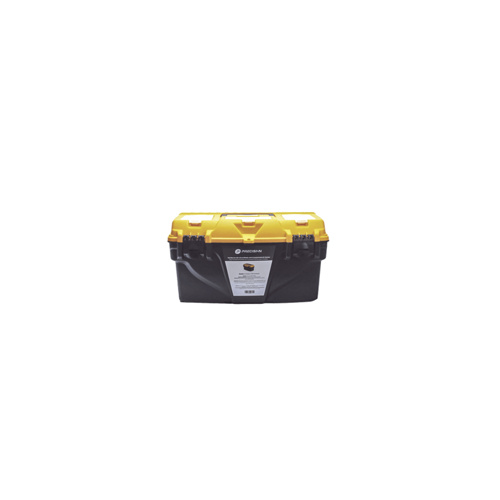 Caja de plástico Reforzada de 19 in. para Herramientas.