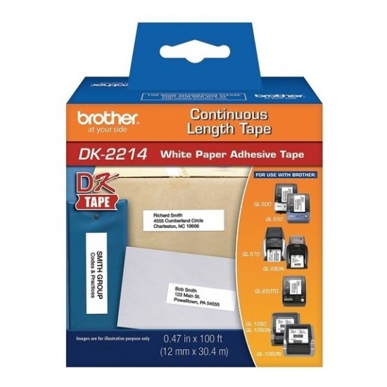 CINTA BROTHER DK2214 CONTINUA 12MM 30.48MM