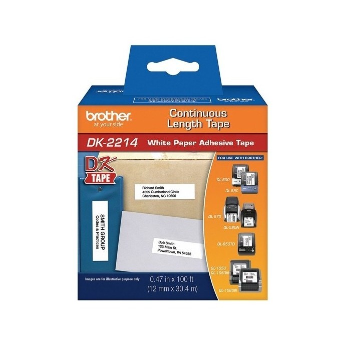 CINTA BROTHER DK2214 CONTINUA 12MM 30.48MM
