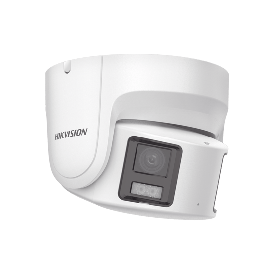 [PROTECCIÓN ACTIVA] Turret IP Panorámica 8 Megapíxel / 2 Lentes 4 mm (