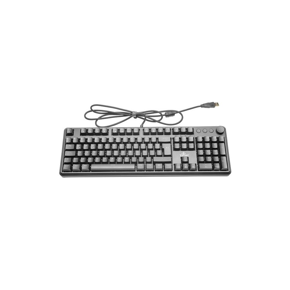 TECLADO GAMER YEYIAN YTM-28208B ASWARD S3000 MECANICO SWITCH AZUL RGB