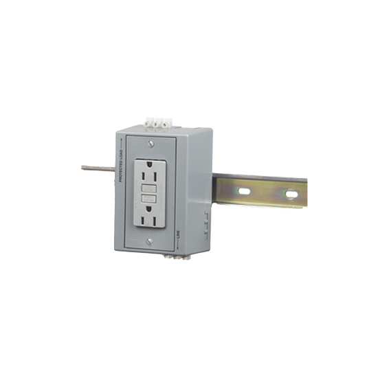 Caja Utilitaria para Montaje en Riel Din con Contacto Duplex de 15 A 1
