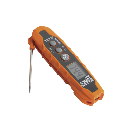 Termómetro Doble IR/Sonda con Medición ºC y ºF. Con Pantalla Retroilum