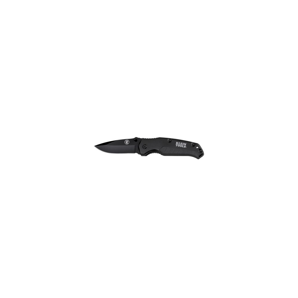Navaja de Bolsillo con Punta Drop-Point (Punta Caída) Negra.