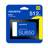 UNIDAD DE ESTADO SOLIDO SSD INTERNO ADATA SU650 512GB 2.5 SATA3 LECT.