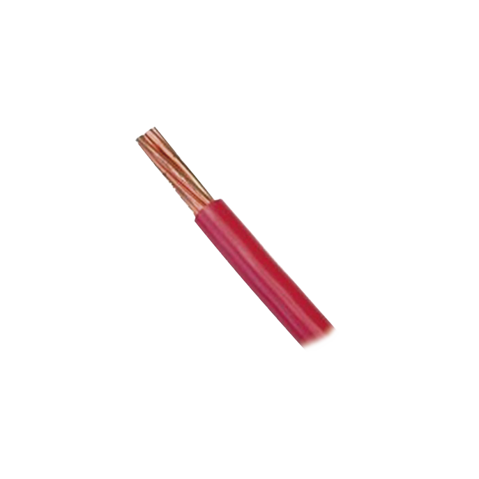 Cable Eléctrico 10 AWG Color Rojo, Conductor de Cobre Suave Cableado.