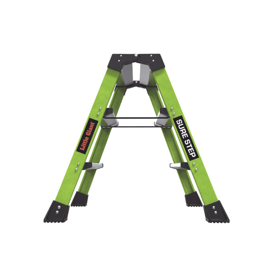 Escalera Plegable 2 Peldaños de Fibra de Vidrio / Tamaño 66 cm ( 2' 2"