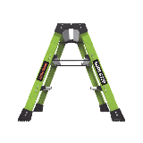 Escalera Plegable 2 Peldaños de Fibra de Vidrio / Tamaño 66 cm ( 2' 2"