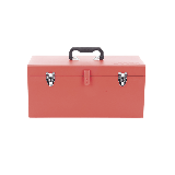 Caja de herramientas metálica con soble cerradura de 51 x 21.5 x 24cm.