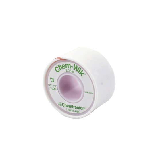 Rollo de Desoldar Chemtronics, 100 ft, 30 mts, 0.075 inches.