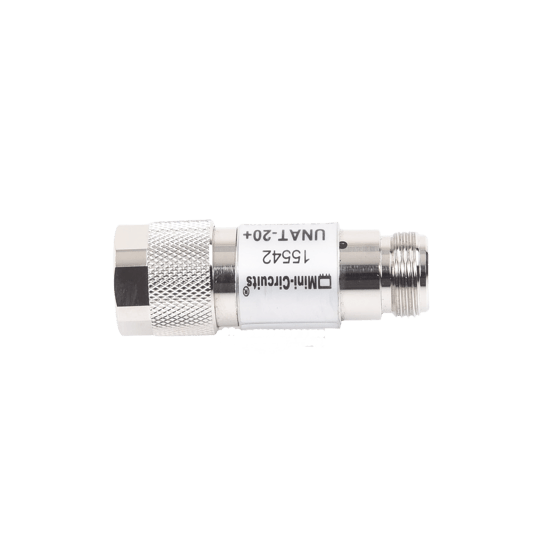 Atenuador en Línea de 20 dB, 0.5 W, Conectores N Macho-Hembra, CD-6 GH