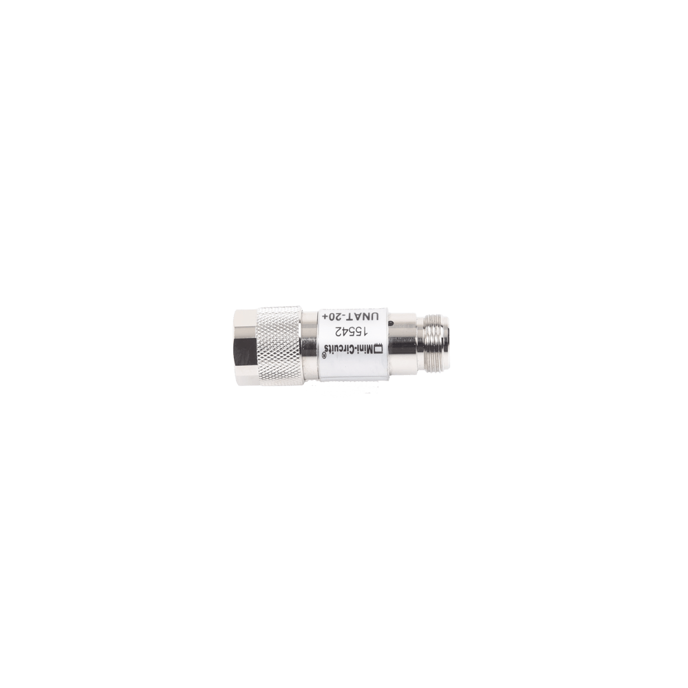 Atenuador en Línea de 20 dB, 0.5 W, Conectores N Macho-Hembra, CD-6 GH