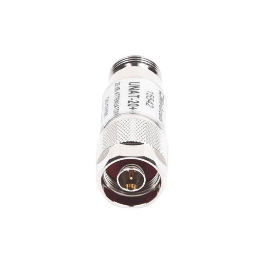 Atenuador en Línea de 20 dB, 0.5 W, Conectores N Macho-Hembra, CD-6 GH