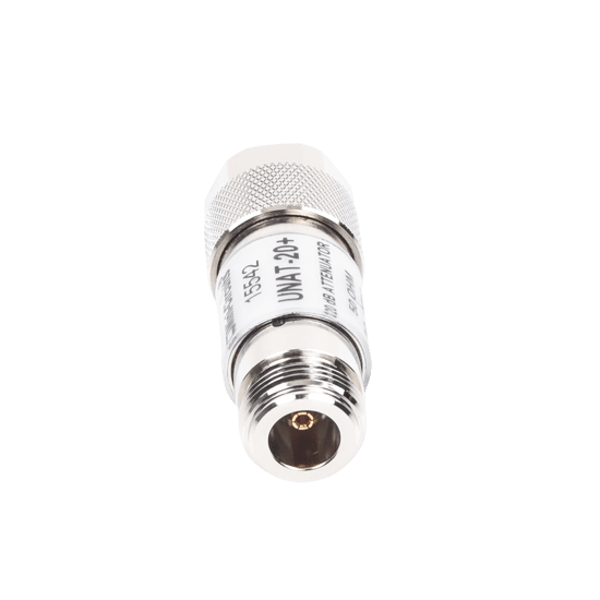 Atenuador en Línea de 20 dB, 0.5 W, Conectores N Macho-Hembra, CD-6 GH
