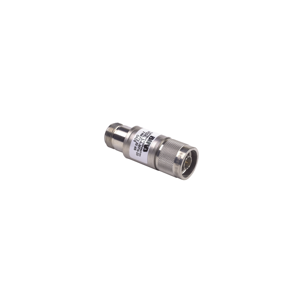 Atenuador en Línea de 30 dB, 2 W. Máximo, CD-4 GHz, Conectores N Macho