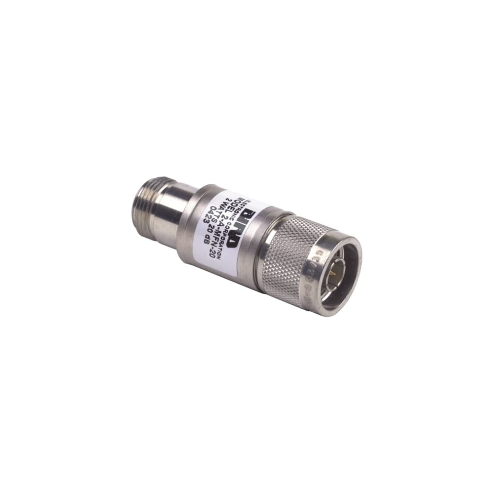 Atenuador en Línea de 30 dB, 2 W. Máximo, CD-4 GHz, Conectores N Macho