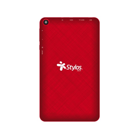 TABLET STYLOS TARIS QUAD CORE 16 GB RAM 1GB 7" ROJA STTA116R