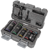 Juego de Dados de Impacto de 7 piezas, Medidas: 3/8 x 7/16'', 1/2 x 9/
