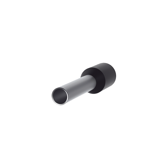 Ferrule Aislado PAN-TERM para Cable 16 AWG, Largo 16.5mm, DIN Color Ne