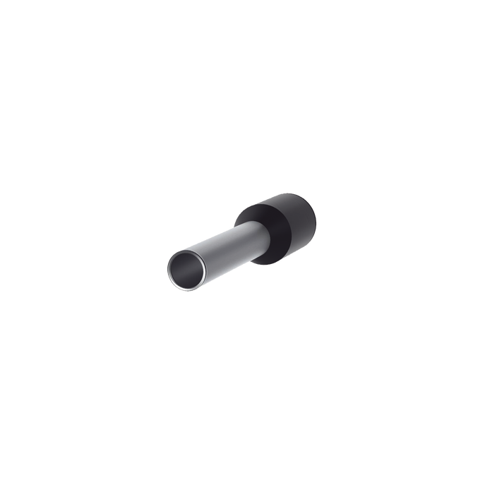 Ferrule Aislado PAN-TERM para Cable 16 AWG, Largo 16.5mm, DIN Color Ne