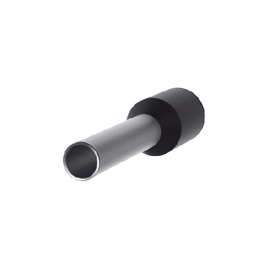 Ferrule Aislado PAN-TERM para Cable 16 AWG, Largo 16.5mm, DIN Color Ne