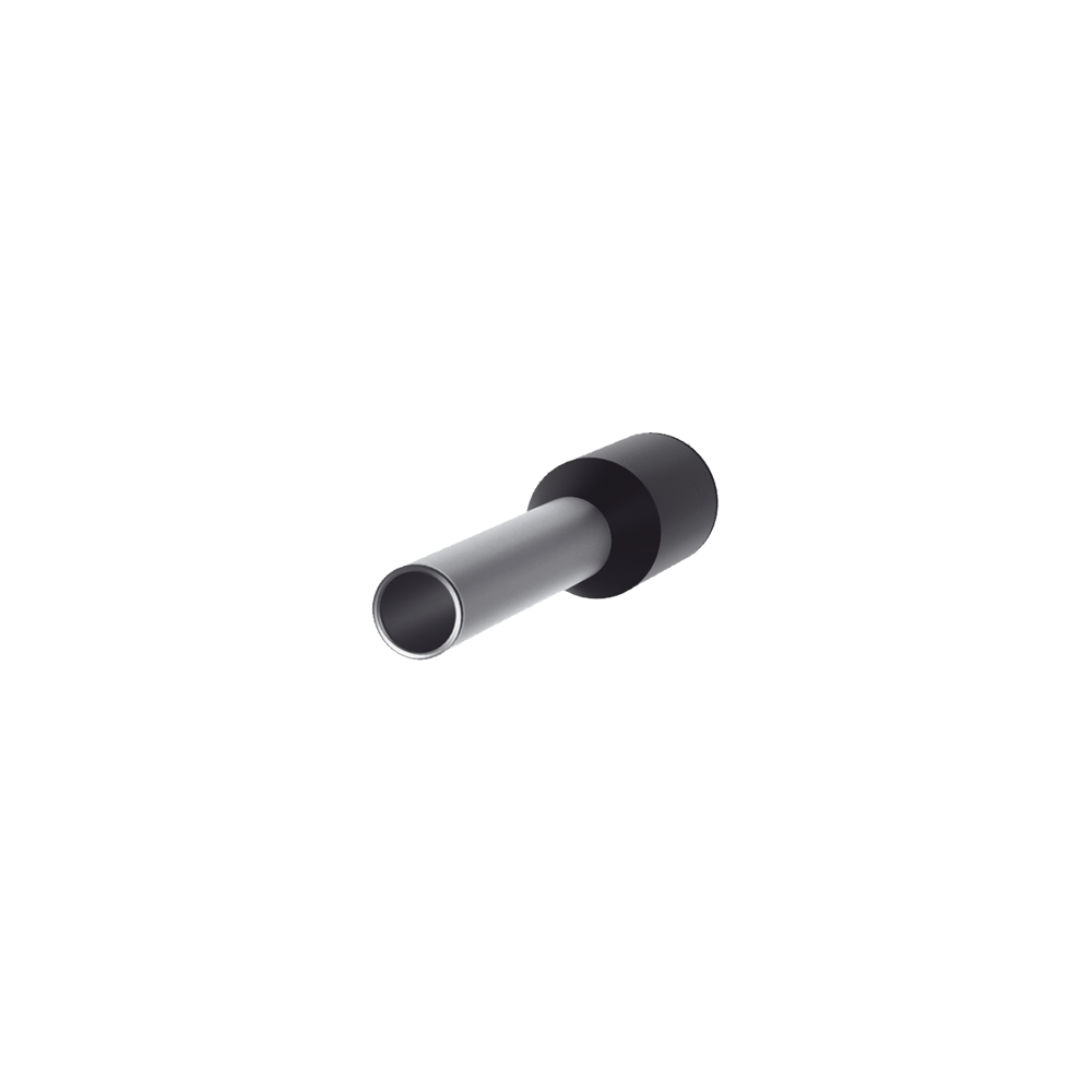Ferrule Aislado PAN-TERM para Cable 16 AWG, Largo 16.5mm, DIN Color Ne