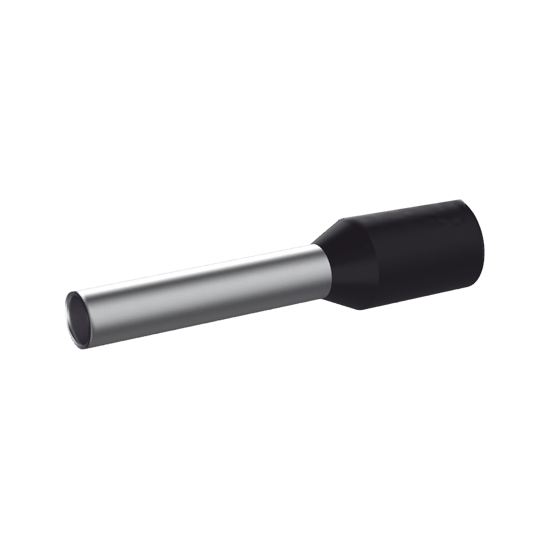 Ferrule Aislado PAN-TERM para Cable 16 AWG, Largo 16.5mm, DIN Color Ne