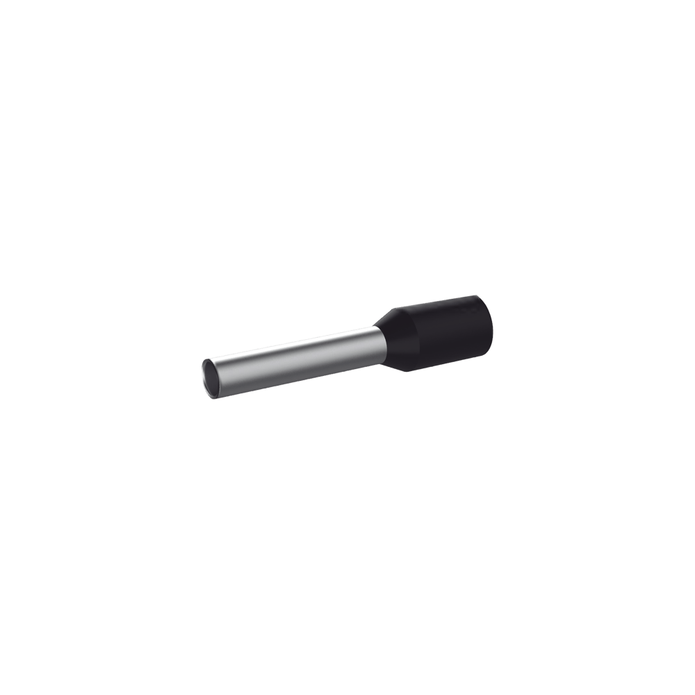 Ferrule Aislado PAN-TERM para Cable 16 AWG, Largo 16.5mm, DIN Color Ne