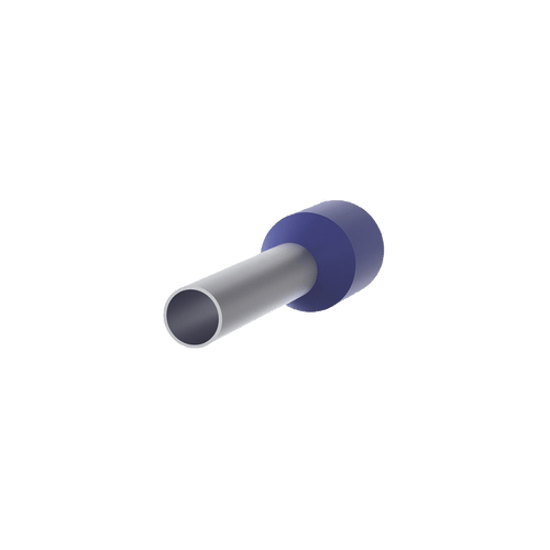 Ferrule Aislado PAN-TERM para Cable 16 AWG, Largo 16.5mm, DIN Color Ne