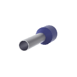 Ferrule Aislado PAN-TERM para Cable 16 AWG, Largo 16.5mm, DIN Color Ne