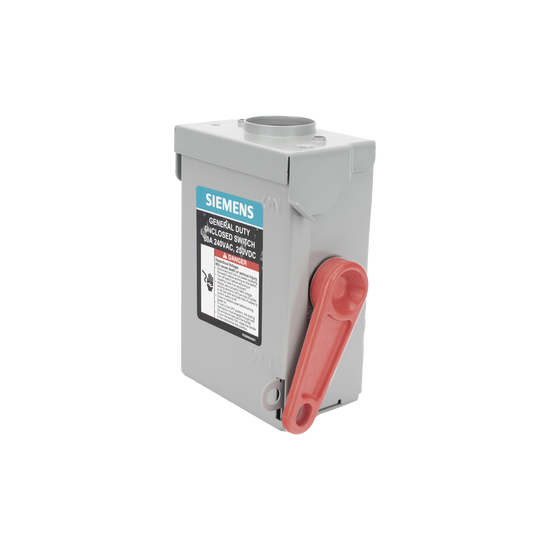 Interruptor de Seguridad GNF221RA, 240Vca, 2 polos, 30 Amp, sin portaf
