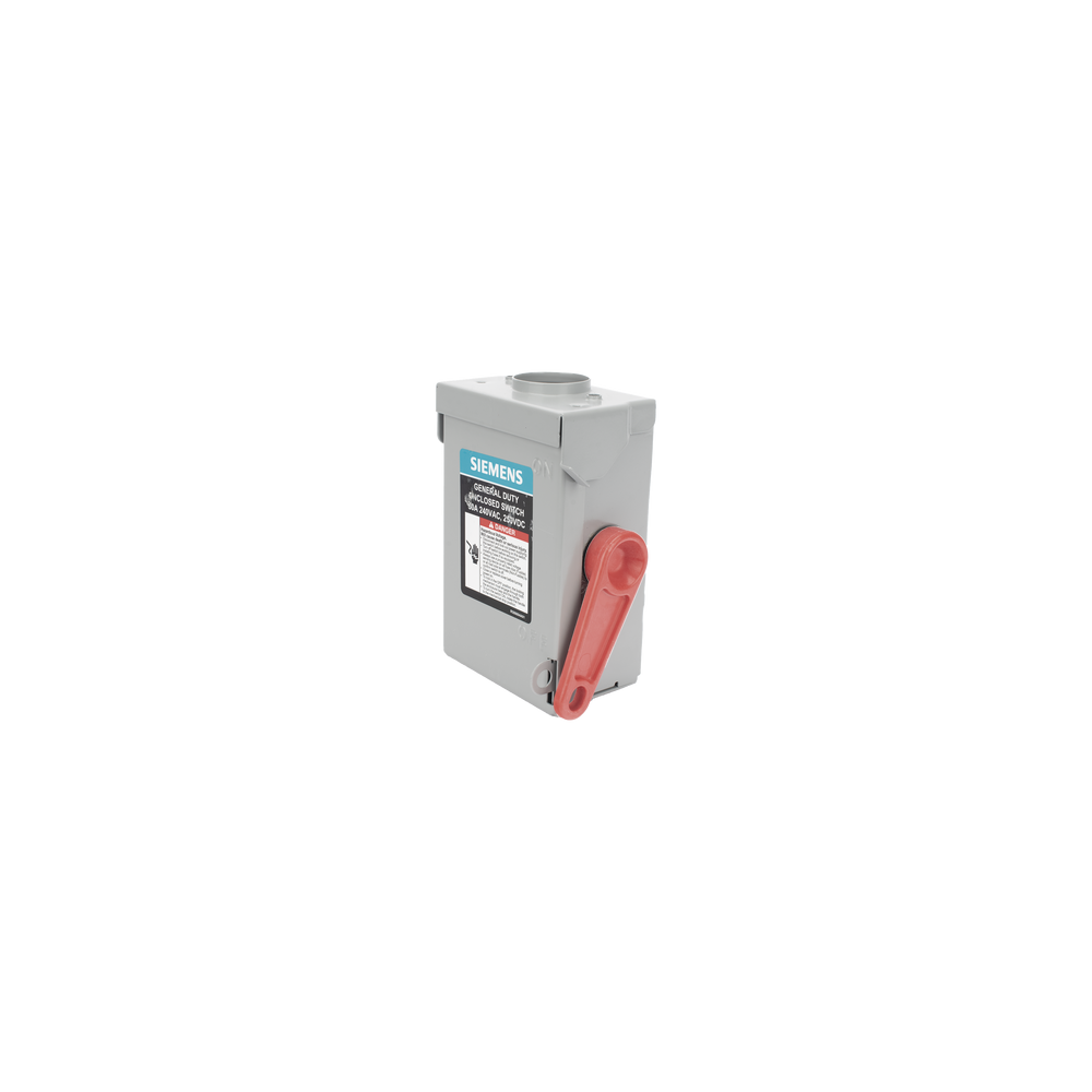 Interruptor de Seguridad GNF221RA, 240Vca, 2 polos, 30 Amp, sin portaf
