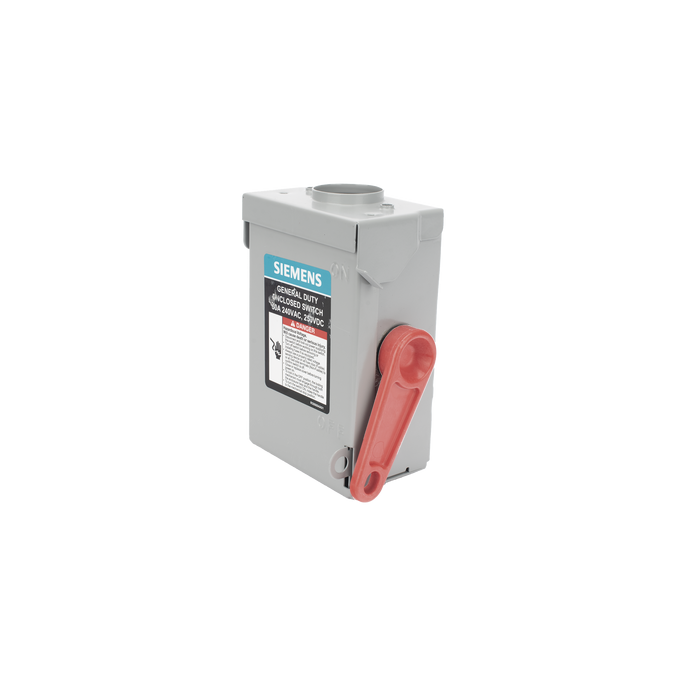 Interruptor de Seguridad GNF221RA, 240Vca, 2 polos, 30 Amp, sin portaf